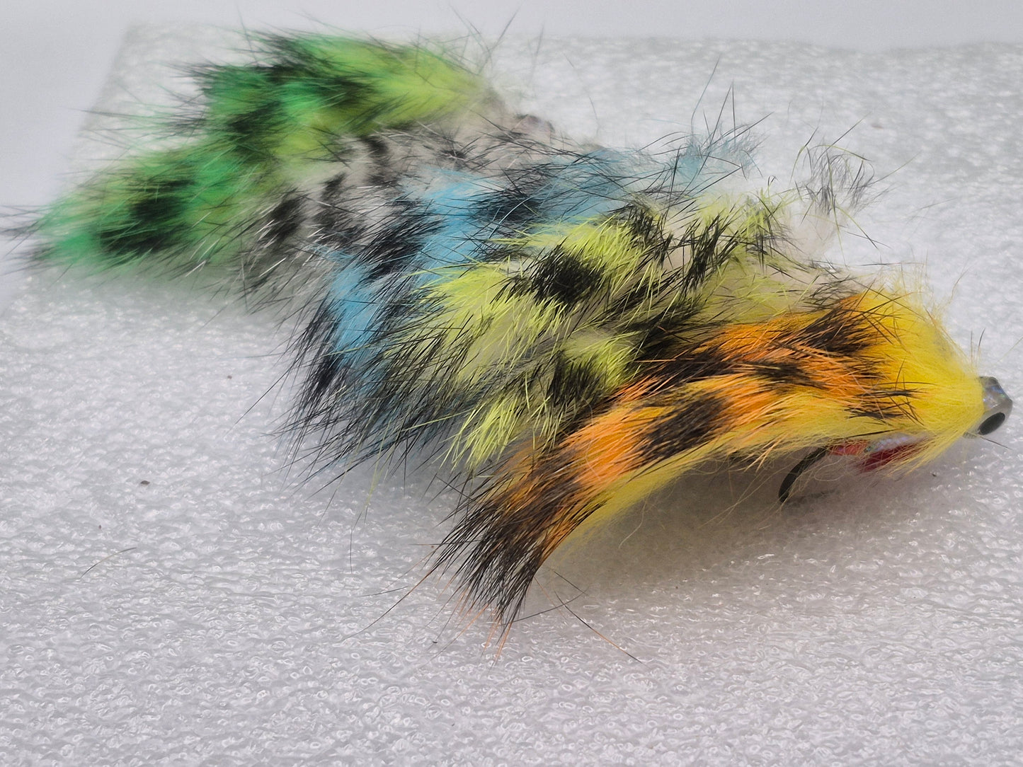 Streamer Fly Set — 10 Premium Grizzly Zonkers #6 Barbless