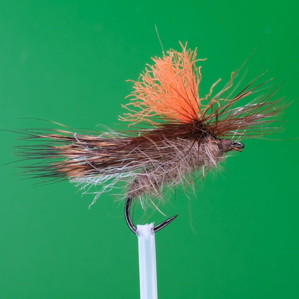 Hi-Viz Olive Elk Hair Caddis Dry Fly