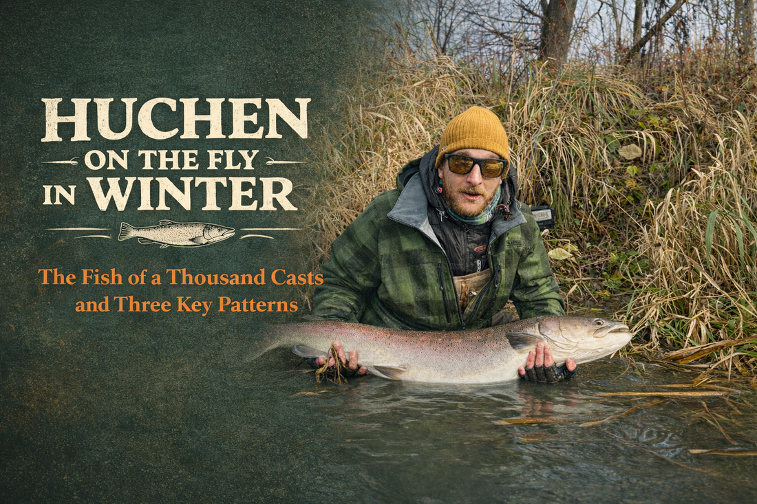 Huchen on the Fly in Winter — The Fish of a Thousand Casts and Three Key Patterns
