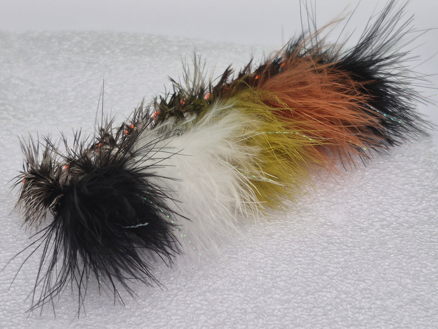 Streamer Fly Set — 10 Premium Hot Head Grizzly Woolly Buggers #6 Barbless