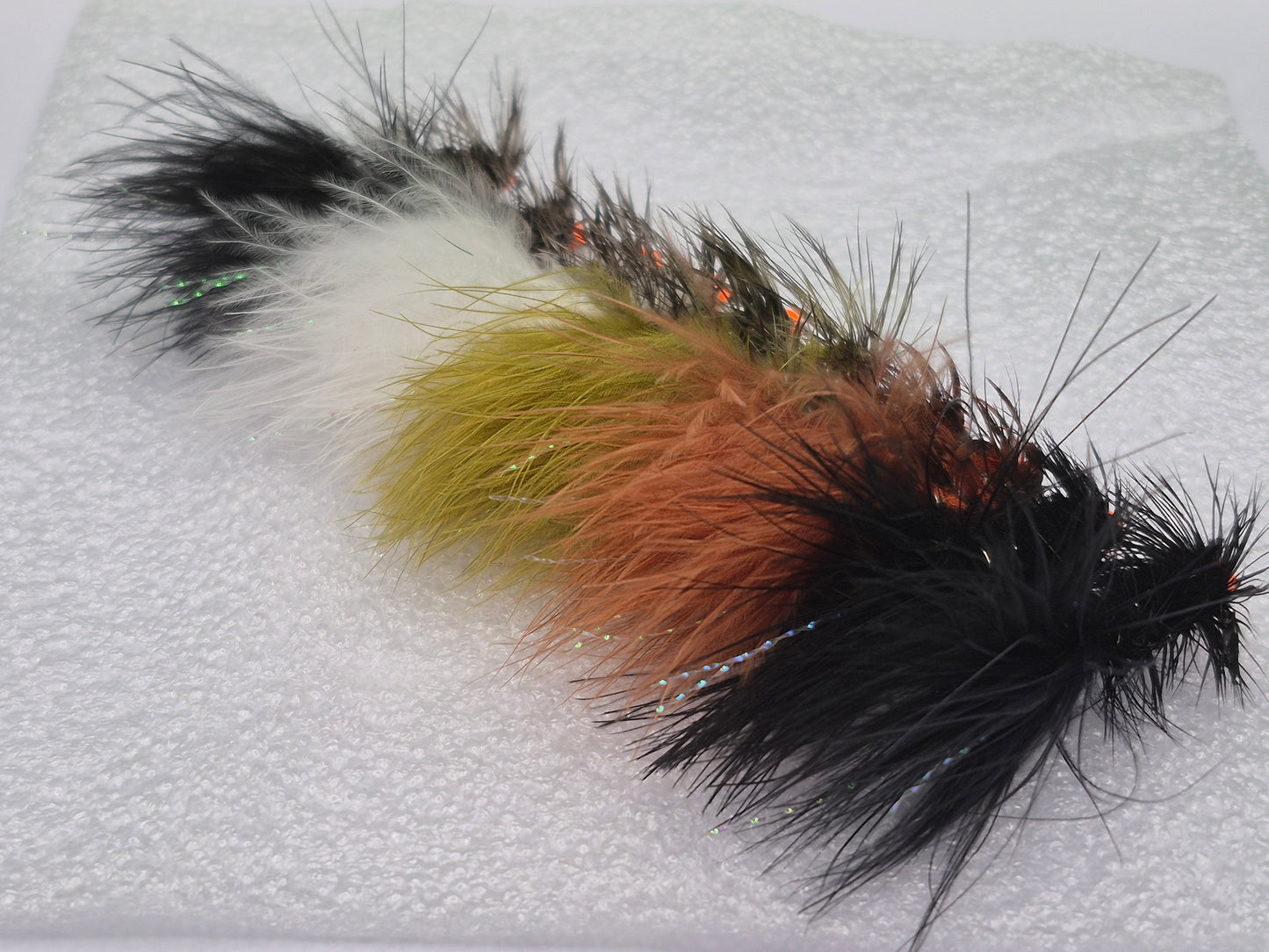 Streamer Fly Set — 10 Premium Hot Head Grizzly Woolly Buggers #6 Barbless