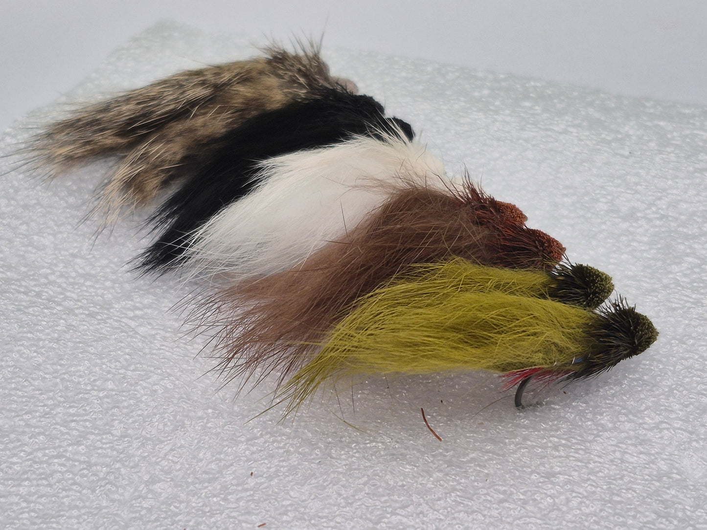 Streamer Fly Set — 10 Premium Deer Hair Muddler Zonker #6 Hook Barbless