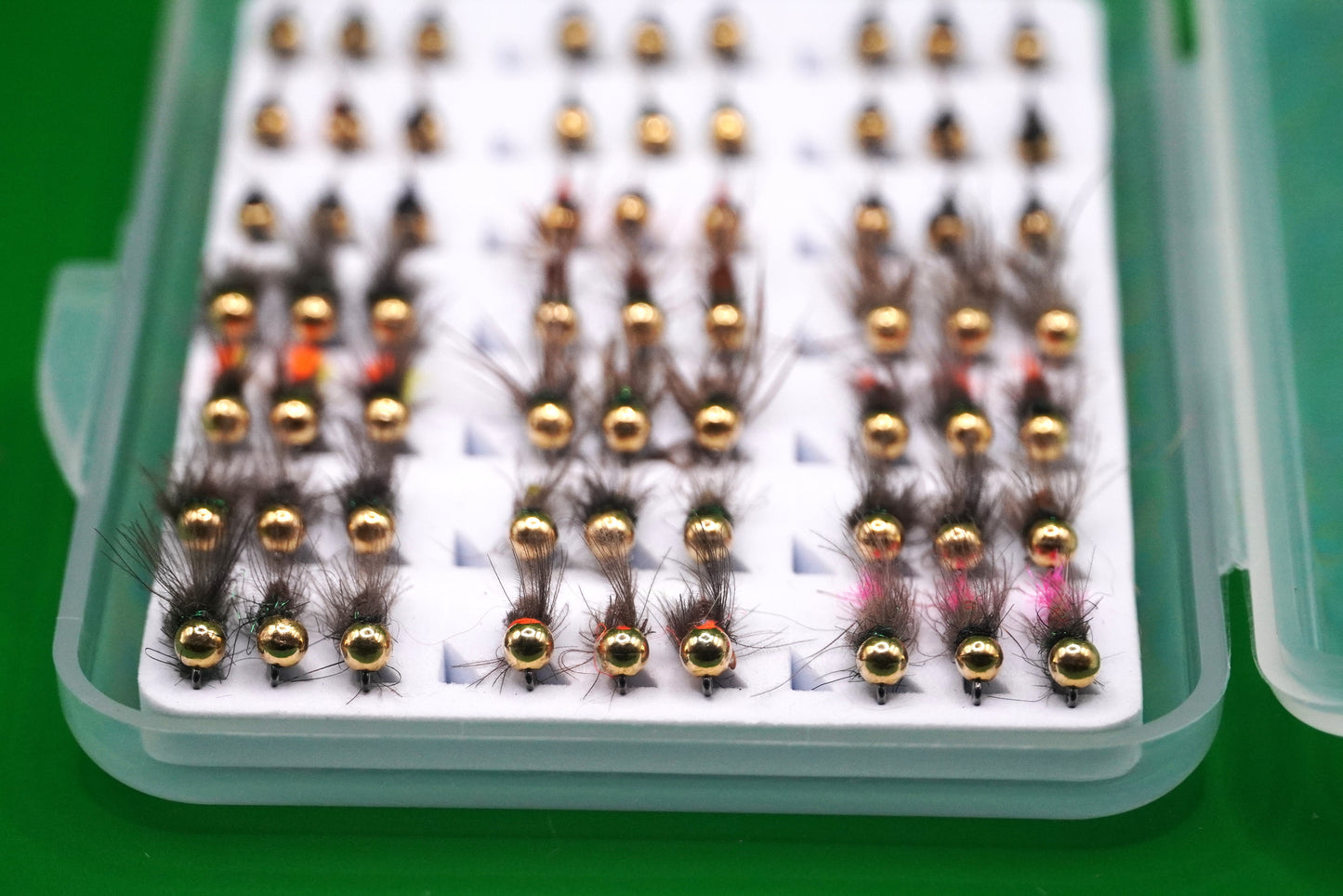 LIMITED EDITION Euronymphing 63 Tungsten Nymphs Jigs Fly Box + FREE SULCIFLY TRUCKER CAP