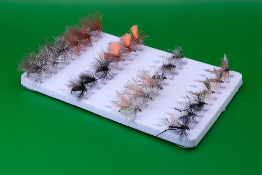 Dry Flies All Round Set 24 Barbless Flies