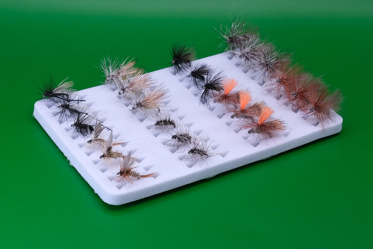 Dry Flies All Round Set 24 Barbless Flies