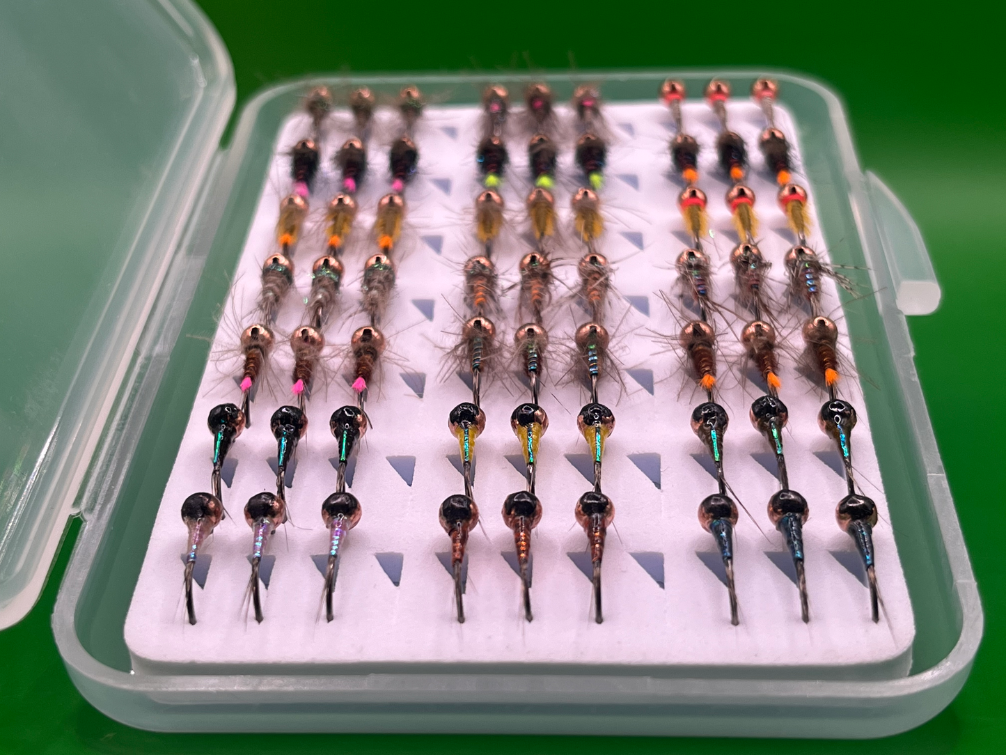 LIMITED EDITION Euronymphing 63 Tungsten Nymphs Jigs Fly Box