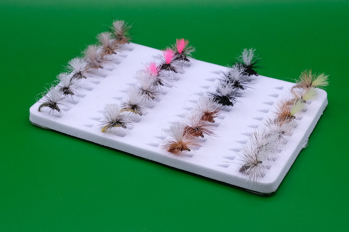 Dry Fly Emergers et Klinkhammers Set 24 mouches sans ardillon