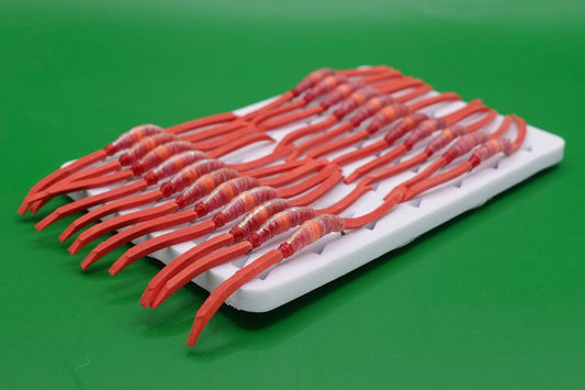 Zestaw 22 sztuk muchówek Vladi Worms z prezerwatywami