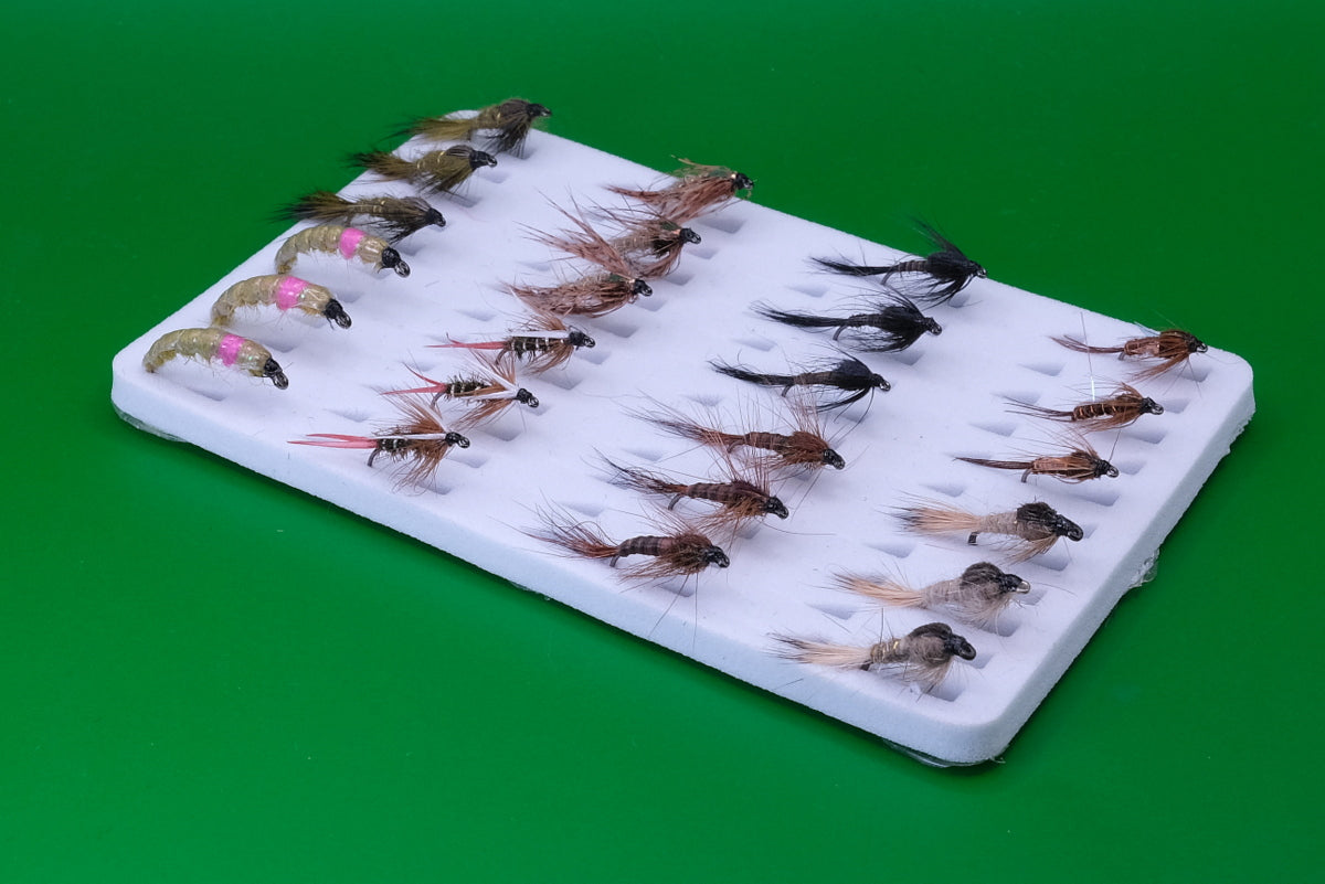 Short Shank Nymphs Set 24x Barbless Flies