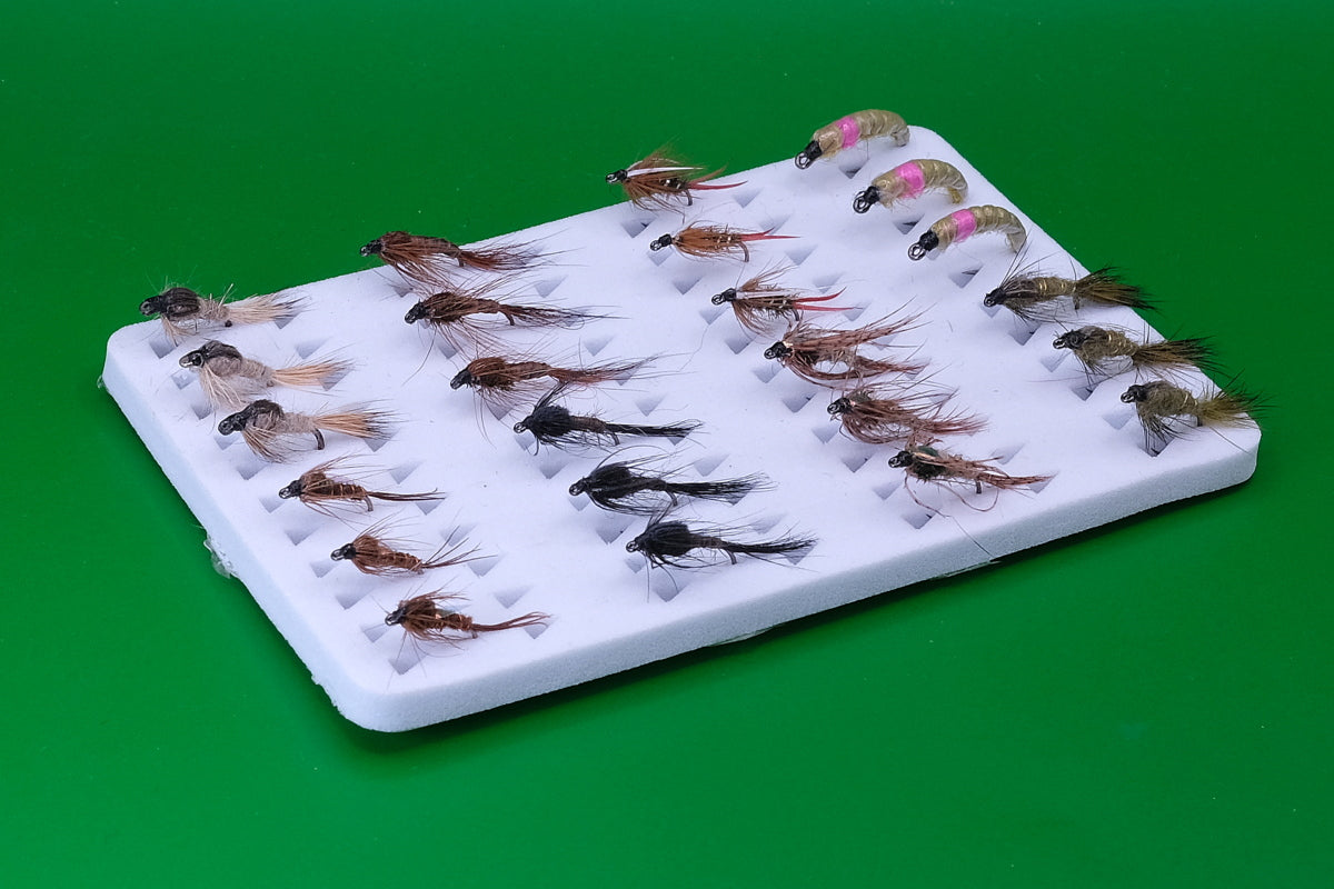 Short Shank Nymphs Set 24x Barbless Flies