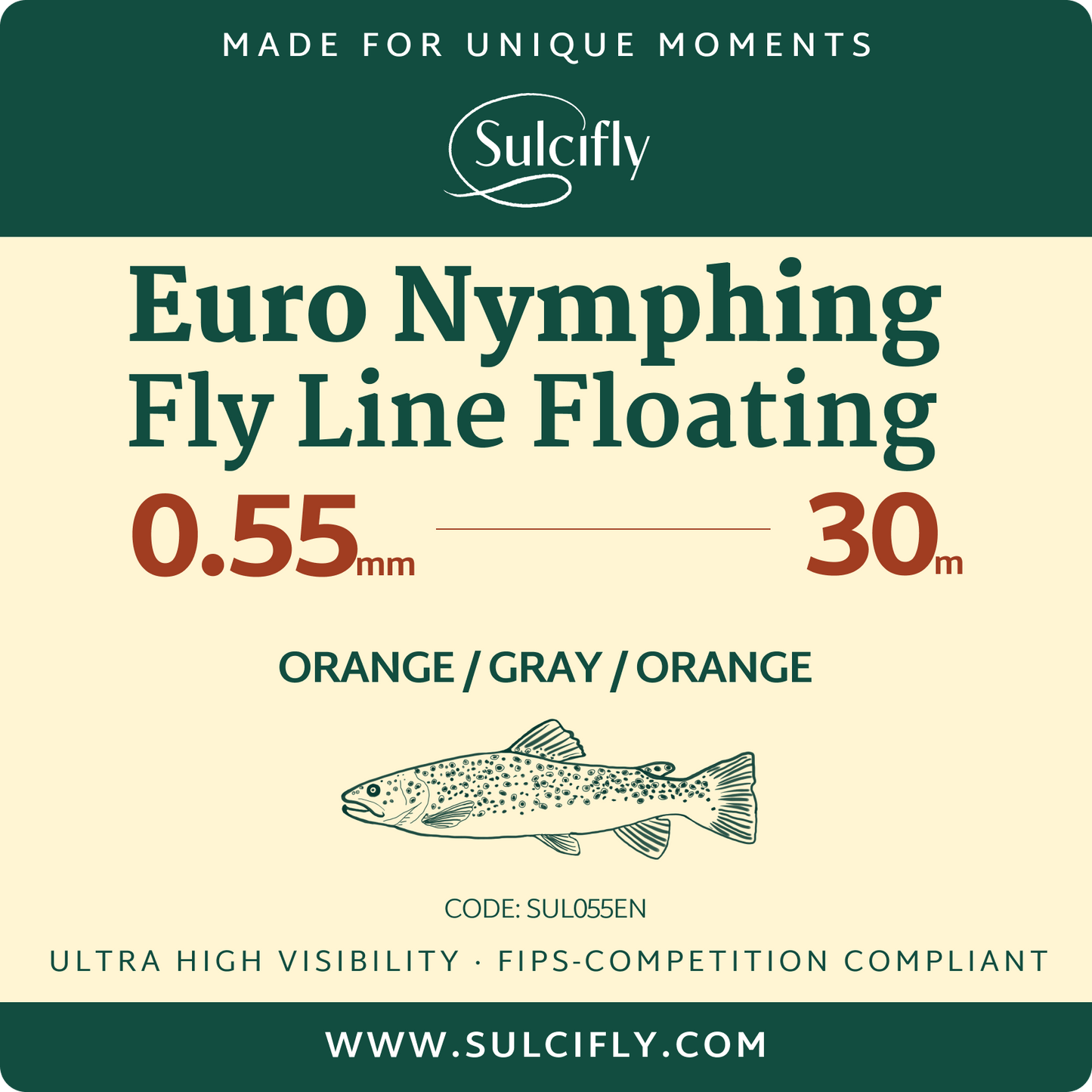 Sulcifly Euro Nymphing Line