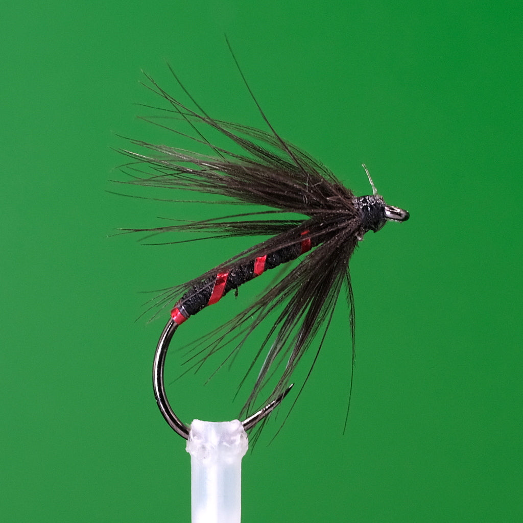 Red Holographic Rib Black Spider